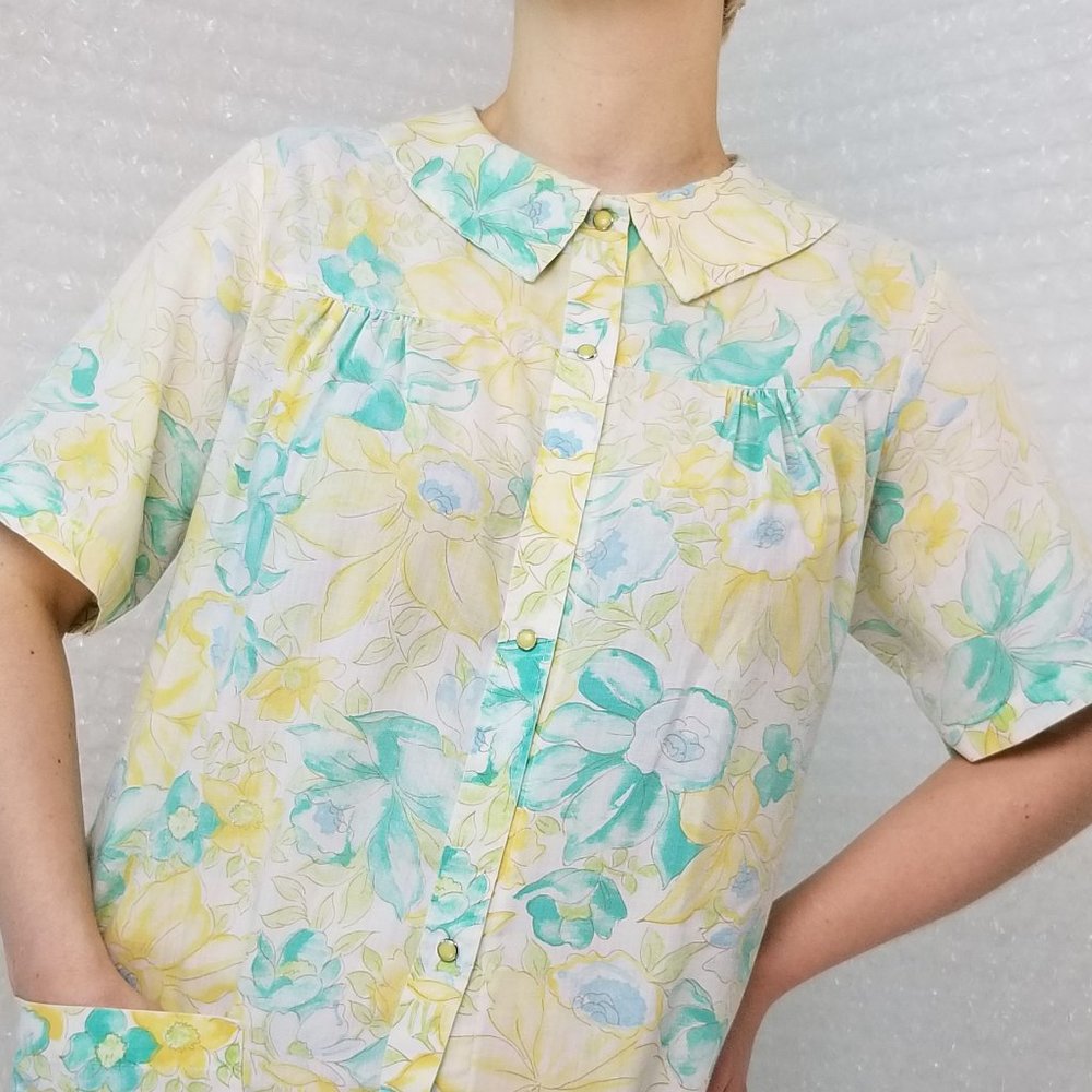 SOLD🌈1960s Sears Kozee Kasuals house dress - Picture 3 of 5